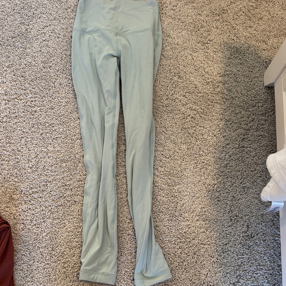 lululemon athletica Light Green Leggings